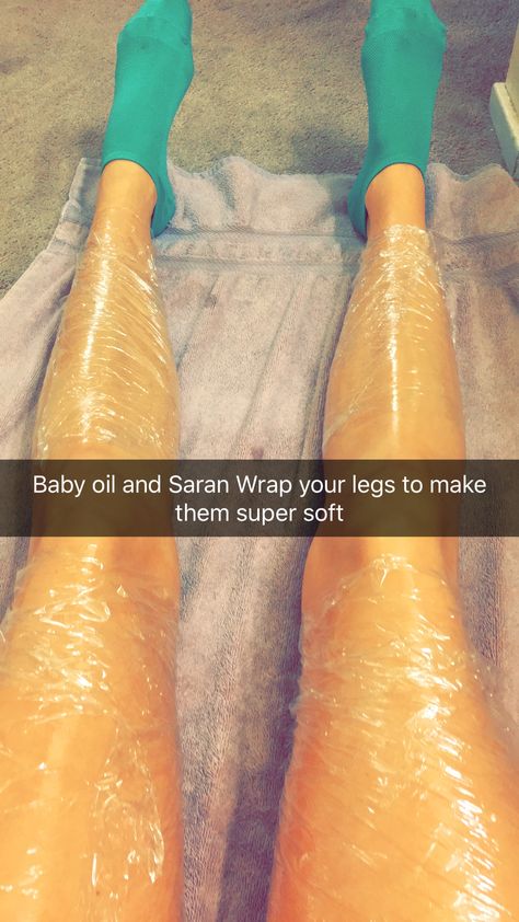 After shaving, baby oil and Saran Wrap your legs for 15 minutes to make them super soft!!! Skincare Website, Coffee Facial, Glowing Radiant Skin, Skin Care Routine For 20s, Natural Face Skin Care, Saran Wrap, Home Remedies For Hair, Peeling Skin, Bath And Body Care