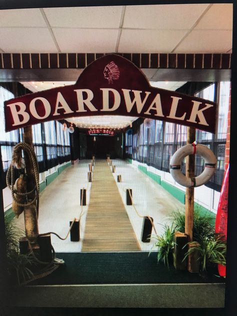 Boardwalk Party Decorations, Boardwalk Theme Party Decorations, Boardwalk Decorations, California Party Theme, Boardwalk Theme Party, Homecoming Dance Ideas, Boardwalk Party, Boardwalk Theme, Rally Ideas