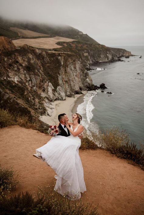 Beautiful Places In The Us, Destination Wedding California, Big Sur Beach, Northern California Elopement, Wedding Locations California, Big Sur Elopement, Wedding Highlights Video, Airbnb Wedding, Big Sur Wedding