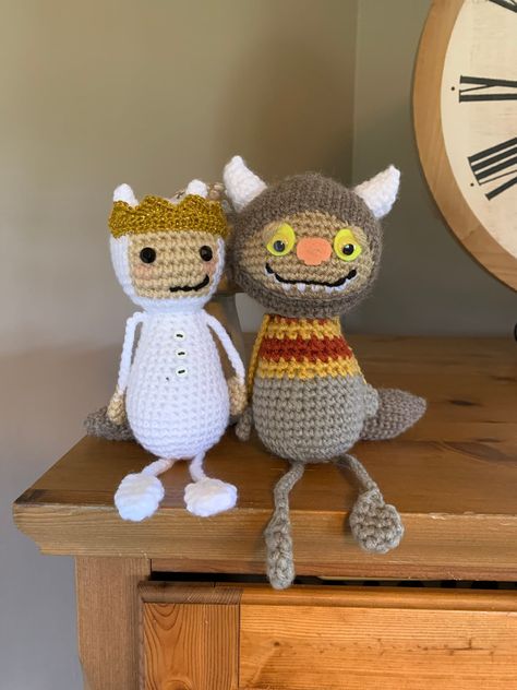 Wild Things Nursery, Crochet Lion, Doll Set, Dress Up Dolls, Wild Things, Felt Dolls, Doll Sets, Baby Boy Nurseries, Amigurumi Crochet