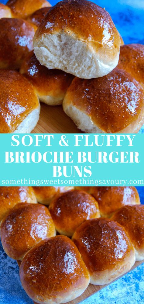 These soft and fluffy brioche burger buns are perfect for burgers, pulled pork, and so much more! #briochebunrecipe #briocheburgerbuns Galette Des Rois Recipe, Brioche Burger Buns, Burger Buns Recipe, Galette Frangipane, Brunch Appetizers, Homemade Brioche, Gourmet Burger, Slider Buns, Gourmet Burgers