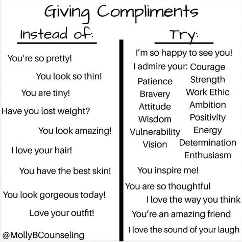 It’s ok to just greet someone with “Hello! I’m so happy to see you!! How have you been??” We are social creatures wired for connection but… Giving Compliments, Anti Dieting, You're So Pretty, Love Your Hair, Intuitive Eating, Life Goals, Real Talk, Post It, Good Skin