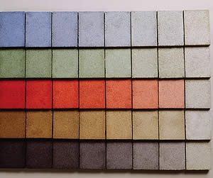 <pigment color samples> Pigmented Concrete, Plywood Floors, Diy Concrete Patio, Floors Laminate, Concrete Pigment, Kid Furniture, Colored Concrete, Stone Wall Design, Cement Color