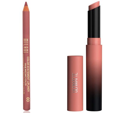 4 Gorgeous Drugstore Nude Lip Combos - Meg O. on the Go Lip Combo For Beginners, Best Lipliner Combo, Drugstore Brown Lipstick, Lip Liner And Lipstick Combos Drugstore, Lip Liner And Lipstick Combos Natural, Drugstore Nude Lip Combo, Best Lip Liner And Lipstick Combo, Fall Lip Combo, Wedding Lip Color