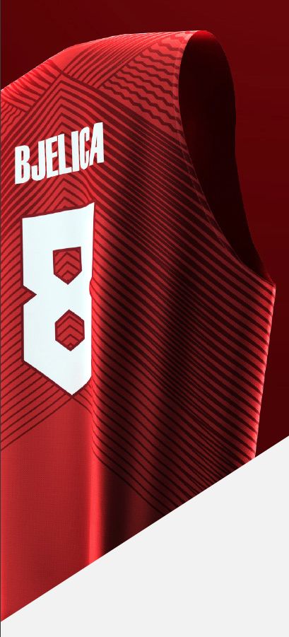 Red Louisville Basketball, Basketball Rules, Basketball Scoreboard, Basketball Uniforms Design, Mens Volleyball, Sports Design Inspiration, Basketball Camp, Balls Shirt, Basketball Leagues