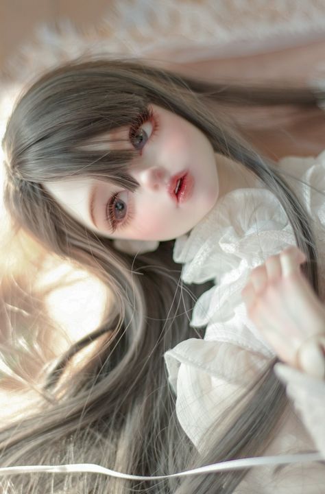 Doll Drawing, Bjd Dolls Girls, Digital Painting Techniques, China Doll, Doll Aesthetic, Fantasy Art Dolls, Realistic Dolls, Cute Doll, Smart Doll