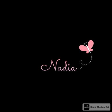 Nadia Name Wallpaper, Nadia Name, Cute Writing, Shadow Art, Name Wallpaper, In Wallpaper, Iphone Wallpaper, Projects To Try, Beauty