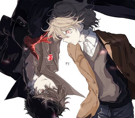 Shuake Official Art, Akechi Goro Official Art, Akeshu Fanart, Ren Amamiya X Goro Akechi, Akechi X Ren, Shuake Fanart, Ren Amamiya Fanart, Goro Akechi X Akira Kurusu, Akechi Wallpaper