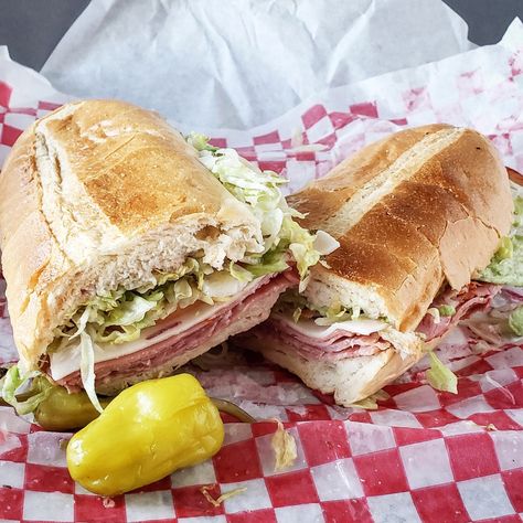 Classic Italian American Deli Sub- An Ode Classic Italian Sandwich, Ny Deli Sandwich, Italian Deli Sandwiches, Deli Aesthetic, American Cheese Recipes, American Deli, Food Identity, Italian Subs, Catherine Cowles