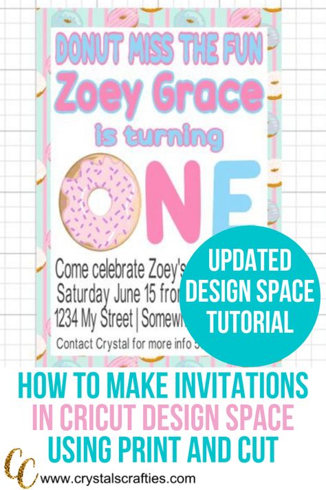 How To Make Invitations With Cricut, Cricut Invitations, How To Make Invitations, Basic Background, Cricut Hacks, Cricut Print And Cut, Cricut Birthday, Cricut Mat, Cricut Tips