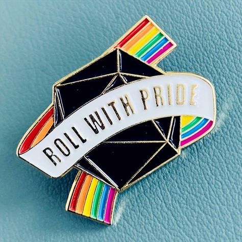 Roll With Pride Pin, Dice Pride, Lgbt Pride Enamel Pins, Funny Metal Cartoon Brooch For Backpack Hat Clothes - Temu Netherlands Pride Badges, Straight Ally, Pins Enamel, Halloween Shoes, Special Pictures, Enamel Badges, Rainbow Items, Lgbt Pride, Christmas Jewelry