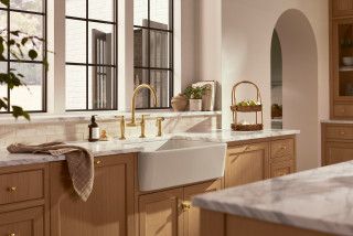 Mcgee Kitchen, Studio Mcgee Kitchen, Wall Hung Sink, Bridge Faucet, Kitchen Faucets Pull Down, Pedestal Sinks, Farmhouse Apron Sink, Undermount Kitchen Sinks, Studio Mcgee