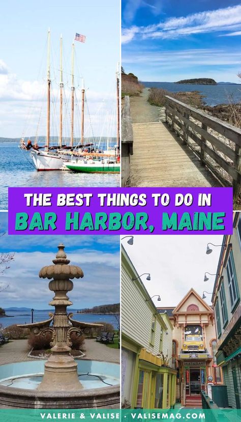 Planning to visit Bar Harbor, Maine? Here are the best things to do in Bar Harbor, including Acadia National Park and other hikes. You'll also find a list of great restaurants including where to find lobster and blueberry food. Bar Harbor Maine Things To Do, Bar Harbor Restaurants, Blueberry Food, Hawaii Mountains, Alaska Travel Guide, Bar Harbor Maine, Maine Vacation, Mount Desert Island, Weekend Itinerary