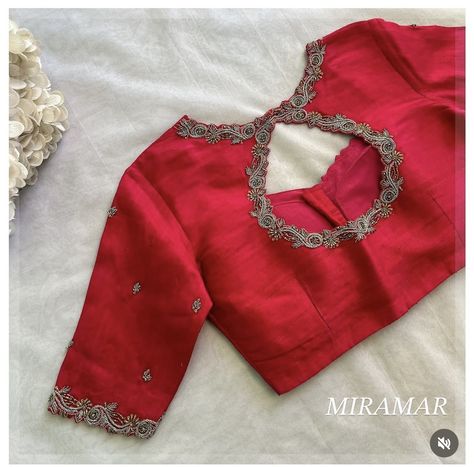 Dress Stitching Ideas, Handwork Blouse, Silk Saree Blouse Designs Patterns, Dress Stitching, Blouse Designs Pattern, Blouse Works, Latest Blouse Designs Pattern, Traditional Blouse Designs, Simple Rangoli Border Designs