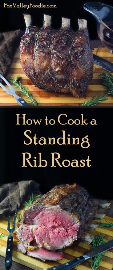 How to Cook a Standing Rib Roast Bone In Rib Roast, Beef Rib Roast, Prime Rib Roast Recipe, Ribeye Roast, Cooking Prime Rib, Rib Roast Recipe, How To Cook Ribs, Standing Rib Roast, Prime Rib Recipe