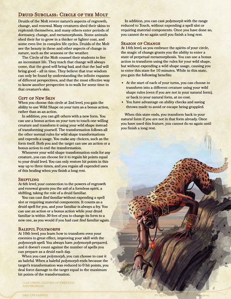 Dnd Druid Subclasses, Dnd Wild Shape, Druid Circle, Plant Creatures, Dnd Subclasses, Homebrew Classes, Shape Transformation, Rpg Monsters, Dnd Druid