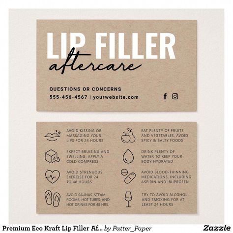 Botox And Fillers Logo, Post Lip Filler Care, Lip Filler After Care Instructions, Lip Filler Business, Botox Education, Lip Filler After Care, Lip Filler Quotes, Armonizacion Facial, Aesthetic Injections