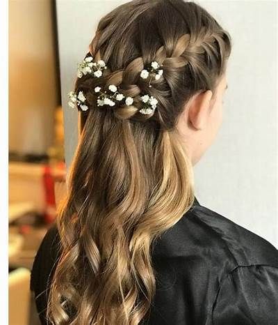 Jr Bridesmaid Hairstyles, Junior Bridesmaid Hairstyles, Junior Bridesmaid Hair, Bridesmaid Hair Braid, Kids Hairstyles For Wedding, Cute Wedding Hairstyles, Jr Bridesmaid, Junior Bridesmaids, Wedding Hairstyles Bridesmaid