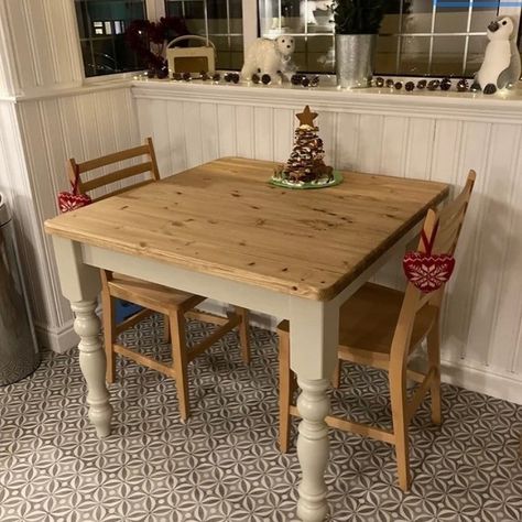 Cafe/restaurant Bespoke Pine Table - Etsy Canada Small Square Dining Tables, Small Cottage Kitchen Table, Cute Kitchen Table, Green Kitchen Table, Square Kitchen Table, Small Square Dining Table, Pine Table And Chairs, Pine Kitchen Table, Wood Camera