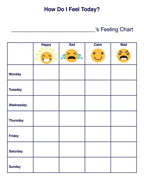 Planner for you | Portable Document Format  #planners #weekly_planner #digital_planners How Do I Feel Today Chart Free Printable, Daily Feelings Check In, Feeling Chart For Kids, Feelings Chart For Adults, Daily Mood Chart, Planner Categories, College Planner Printables, Business Planner Printables, Mood Chart