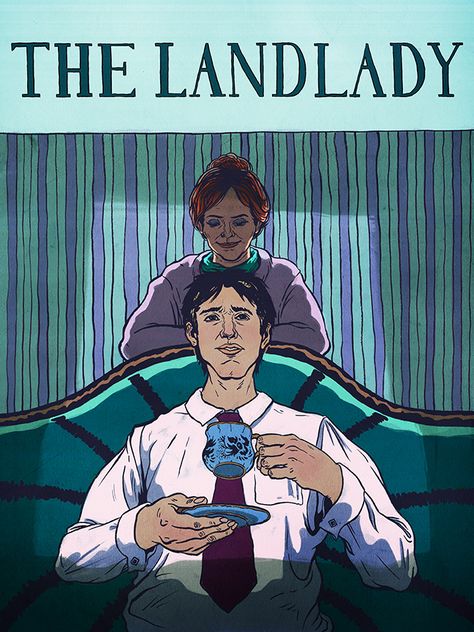 Illustration based on "The Landlady" by Roald Dahl. Dark Academia Cottagecore, Reading Summary, Free Novels, Lets Play A Game, Fiction Stories, King Book, The Sting, English Story, Outline Designs