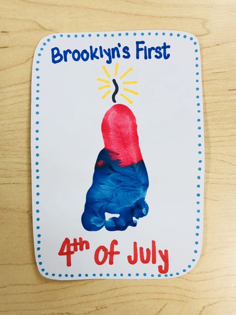 Fourth of July art project. Infant Art. Footprint firecracker. Infant classroom. Baby Footprint Crafts, Baby Art Crafts, Fourth Of July Crafts For Kids, Infant Art, Baby Footprint Art, Infant Lesson Plans, Footprint Craft, Infant Classroom, 4th July Crafts