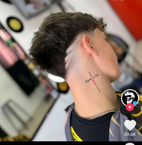 Low Fade Curly Hair, Word Tattoo Ideas, Wolf Tattoo Sleeve, Word Tattoo, Elements Tattoo, Mangekyou Sharingan, Tattoo Fails, Famous Artwork, Corte De Cabelo Masculino