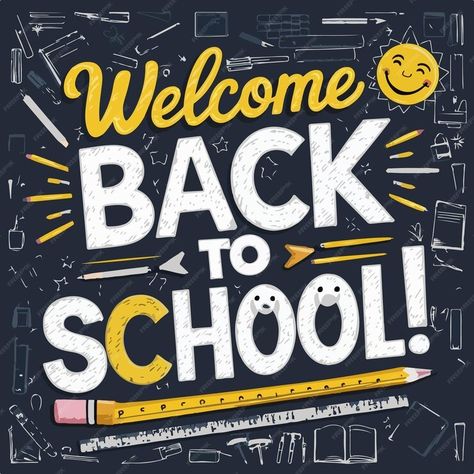 Premium Vector | Back to school text vector template design Welcome back to school greeting in green chalkboard Welcome Back Design, Green Chalkboard, Sidewalk Art, Hand Crafts, Welcome Back To School, Packaging Labels Design, Vector Template, Packaging Labels, Story Ideas