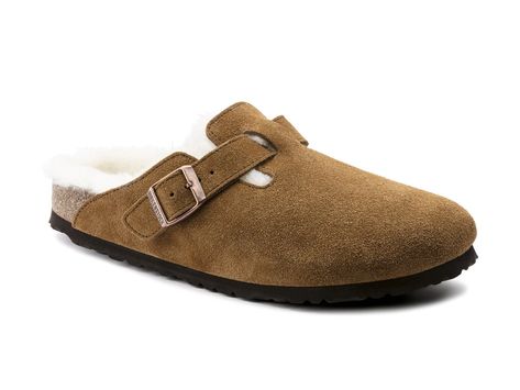 Boston Shearling, Birkenstock Boston Shearling, Birkenstock Mules, Slippers With Arch Support, Ugg Ultra Mini, Boston Clogs, Winter Slippers, Men Suede, Open Fire