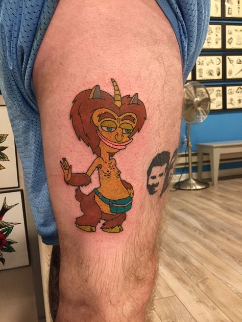 Bigmouth Tattoo, Big Mouth Tattoo Ideas, Connie Big Mouth Fanart, Big Mouth Tattoo, Big Mouth Fanart, Bigmouth Fanart, Hormone Monster, Mouth Tattoo, Large Lips