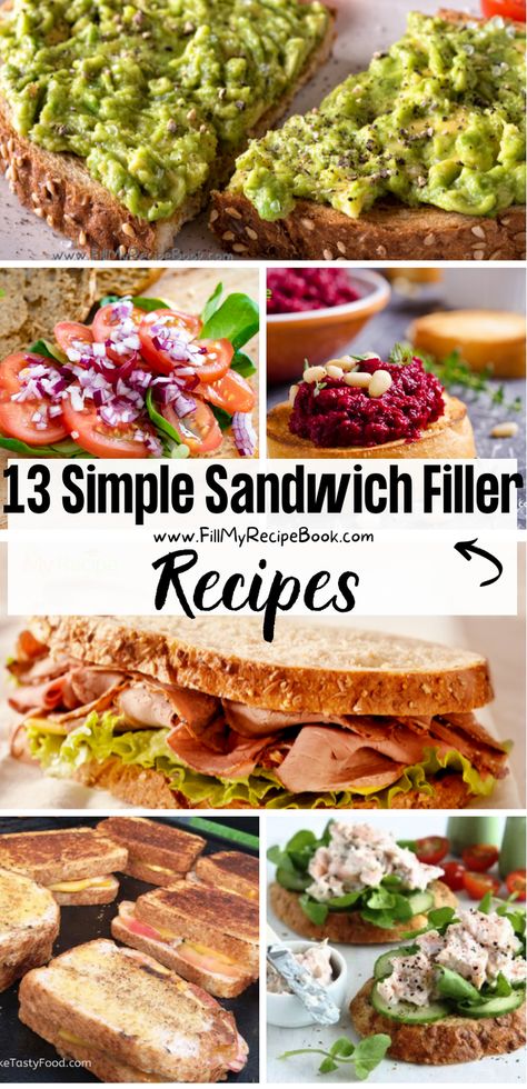 Sharing a few sandwich fillings recipe ideas for you to create for a light meal. A few great ideas for you to choose from. Sandwich Spread Recipes, Chicken Mayo, Waffle Cone Recipe, Sandwich Fillers, Sandwhich Recipes, Gluten Free Sandwiches, Sandwich Fillings, Appetizers Easy Finger Food, Vegetarian Sandwich