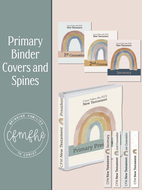 Primary Binder Covers 2023 Free, 2023 New Testament Primary, Lds Primary Presidency, Binder Covers Free, Baptism Program, Primary Presidency, Binder Cover, Lds Primary, Singing Time