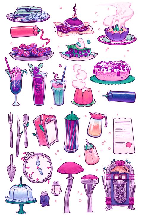 Props Concept, 귀여운 음식 그림, 디즈니 캐릭터, Props Art, Fall Semester, Images Kawaii, Fantasy Props, Cute Food Art, Witch Art