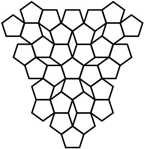 Pentagon tiling Pentagon Pattern, Math Geometry, Lattice Pattern, Design Strategy, Lattice, Geometry, Pattern Design, Physics, Period