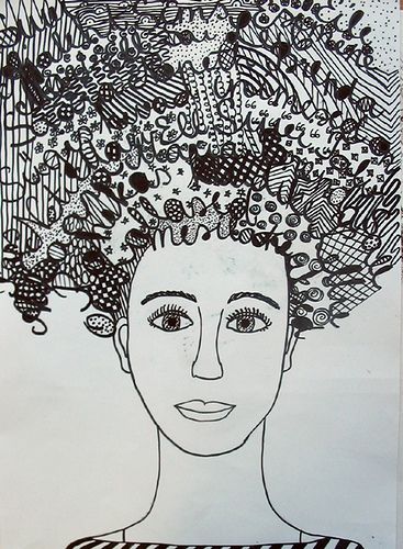 text Ks3 Art, Typographic Portrait, Text Portrait, Passport Template, 5th Grade Art, E.t Art, 3rd Grade Art, Zentangle Artwork, Elementary Art Projects