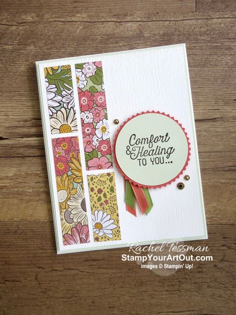 Strip Cards, Stampin Up Anleitung, Ornate Garden, Garden Suite, Garden Designer, Designer Paper, Art Community, Stamping Up Cards, Fun Fold Cards