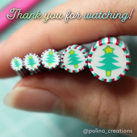 Polymer Clay Christmas Tree, Clay Christmas Tree, Stick Candy, Polymer Clay Beads Diy, Polymer Clay Cane Tutorial, Clay Cane, Polymer Clay Flower Jewelry, Diy Earrings Polymer Clay, Clay Christmas