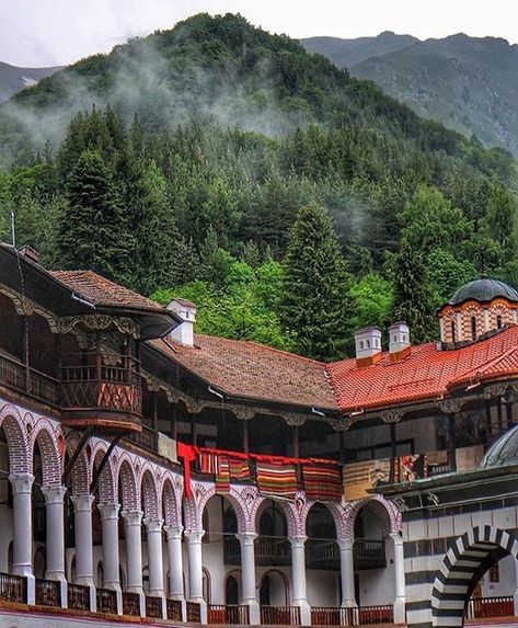 Rila Monastery, Bulgaria Bulgarian Architecture, Rila Monastery, Garden Structures, How Beautiful, Serbia, Bulgaria, More Information, Places To Go, Travel Tips