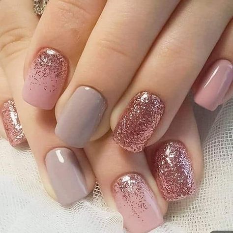 Gold Gel Nails, Nail Color Combos, Rose Gold Nails, Himalayan Salt, Color Street Nails, Cute Nail Designs, Fancy Nails, Giza, Gold Nails