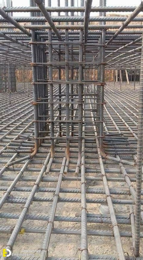 Mat Foundation, Civil Engineering Construction, Framing Construction, Civil Engineering Design, Building Foundation, Steel Structure Buildings, Concrete Footings, Civil Construction, Concrete Stairs