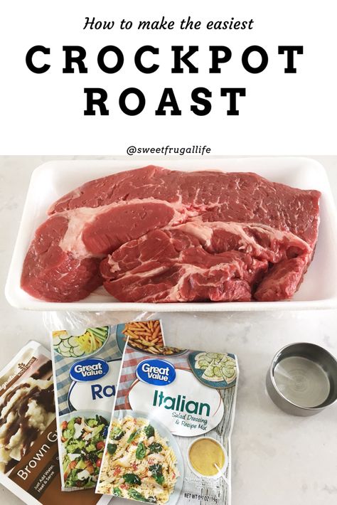 Easy Beef Roast, Easy Crockpot Roast, Beef Roast Recipes, Rv Meals, Crock Pot Roast, Crockpot Roast Recipes, Easy Roast, Foodie Lover, Slow Cooker Roast Beef