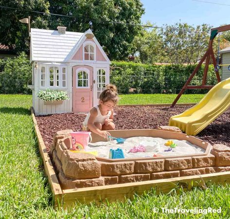 Playground At Home, Backyard Kids, Outdoor Play Space, Kids Backyard Playground, Rubber Mulch, Custom Backyard, Play Area Backyard, Backyard Kids Play Area, Toddler Outdoor