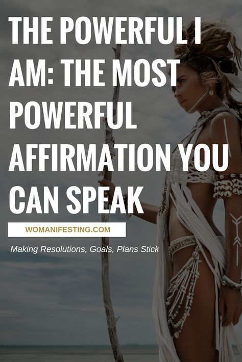 The Powerful I AM: The Most Powerful Affirmation You Can Speak | Let’s talk about the power of I am. These two words are the most powerful affirmation we can ever speak over our own lives. The Power Of I Am, Life Changing Affirmations, Abundance Mentality, I Am Powerful, Success Advice, Spiritual Motivation, Life Coach Business, Life Coaching Business, Spiritual Business