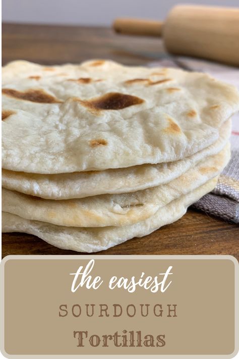 Sourdough Tortillas Simple, Sour Dough Tortilla Recipe, Sourdough Starter Tortillas, Easy Sourdough Tortillas, Sourdough Tortillas Same Day, Sourdough Discard Tortillas No Wait, Sourdough Tortillas Discard, Sourdough Discard Tortilla Recipe, Sourdough Tortilla Recipe