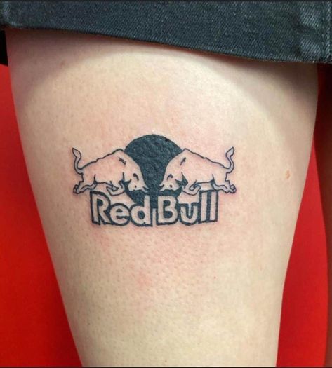 Red Bull Tattoo Design, Redbull Tattoo, Red Bull Tattoo, Bull Tattoo Design, Bull Skull Tattoos, Bull Tattoo, Bull Tattoos, Perfect Tattoo, Car Tattoos