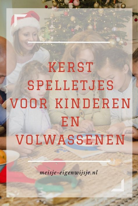 Leuke spelletjes met kerst voor kinderen en volwassenen Escape Room Diy, Christmas Inspiration, Room Diy, Christmas Diy, Christmas