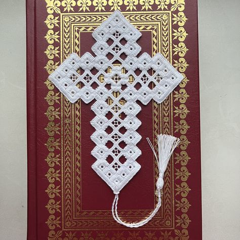 Bible Bookmark, Hand Embroidery, Hardanger Embroidery - Etsy Bible Bookmark, Hardanger Embroidery, Embroidery Book, Book Accessories, Hand Embroidery, Music Book, Ukraine, Thread, Accessory Gift