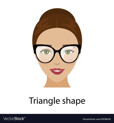 Square Shape Face, Triangle Face Shape, Type Of Face, Makeup Glasses, Triangle Face, Glasses For Face Shape, Glasses For Your Face Shape, Shape Face, Womens Glasses Frames