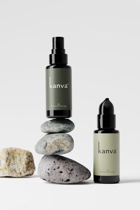 A bottle of kanva next to some rocks photo – Free Bottle Image on Unsplash Cosmetic Mockup Free, Cosmetic Branding, Free Packaging Mockup, Cosmetics Mockup, Plastic Spray Bottle, Bottle Images, Product Showcase, Product Mockup, Bag Mockup