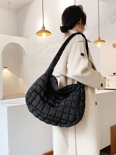 Chic Quilts, Quilted Shoulder Bag, Hobo Crossbody Bag, Word Wrap, Quilted Bag, Stylish Bag, Bag Women, Outfits Casuales, Hobo Bag